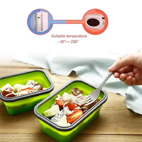 Silicone Collapsible Bento Boxes