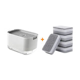 Gray Soap Dispenser w/5 Sponges