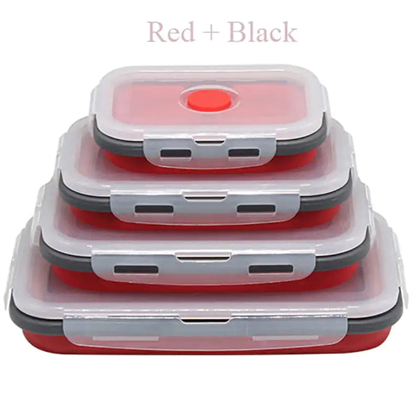 Silicone Collapsible Bento Boxes