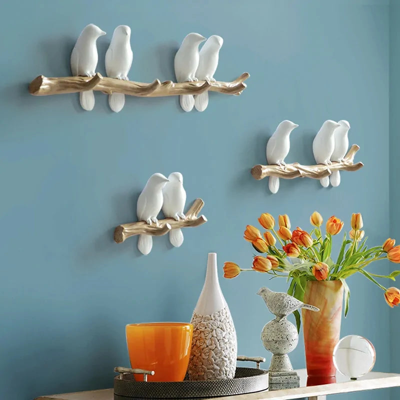 Resin Bird Wall Hanger