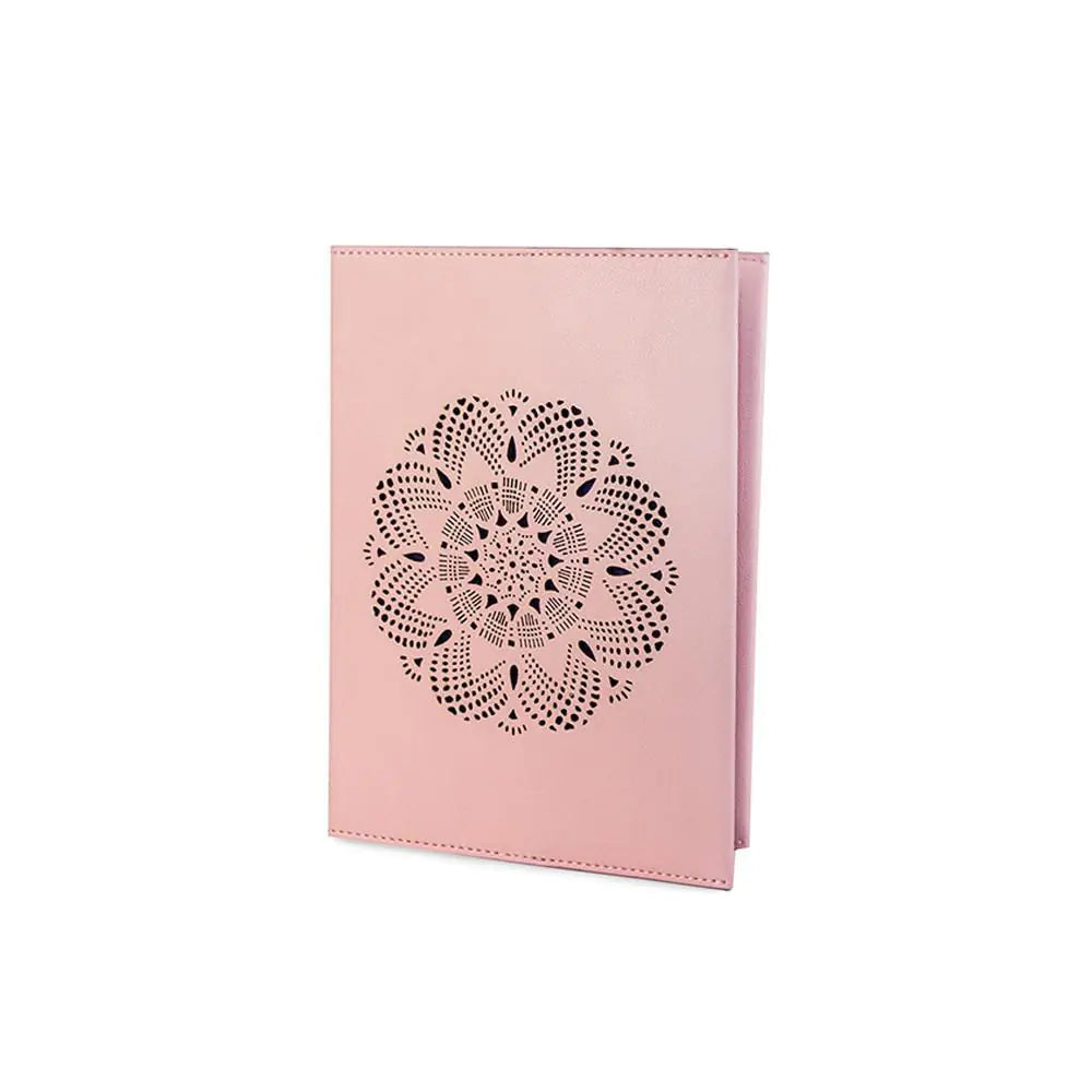 Noteworthy Leather Notebook-Rose