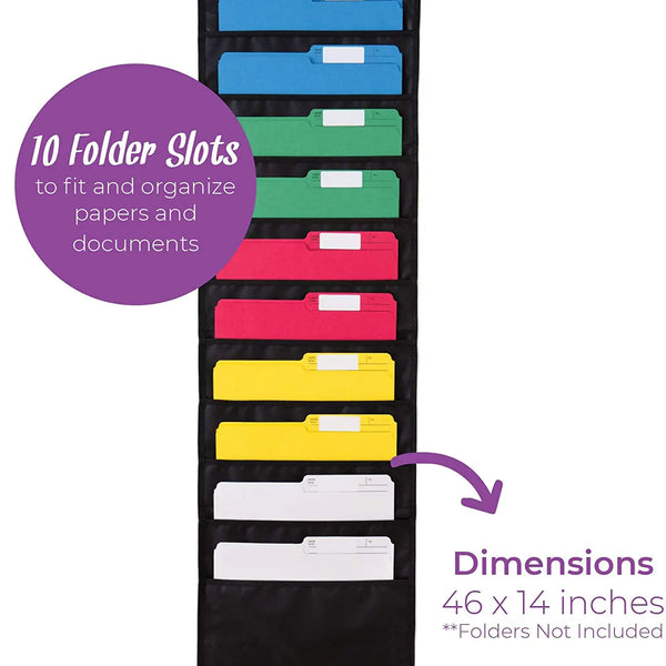 File Organizer With 10 Pockets