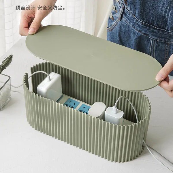 Green Power Strip box open