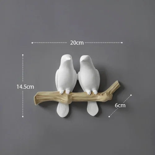 Resin Bird Wall Hanger