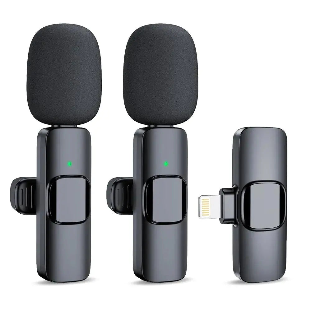 Wireless Mini Lapel Smart Phone Microphone For Video Audio