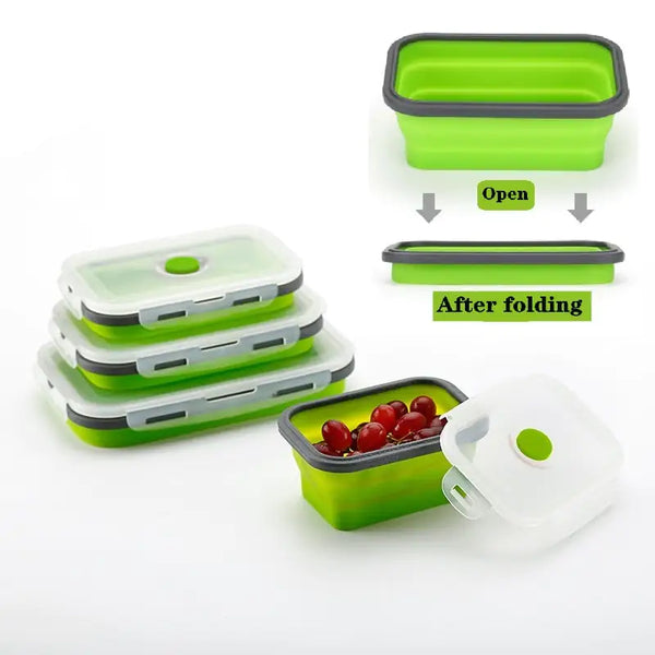 Silicone Collapsible Bento Boxes