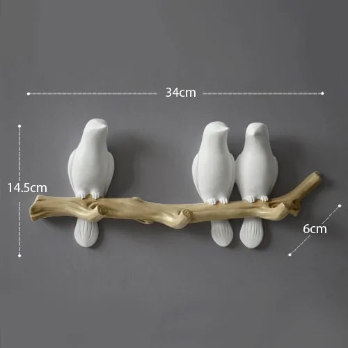 Resin Bird Wall Hanger