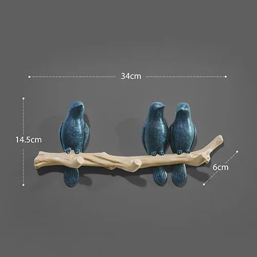 Resin Bird Wall Hanger