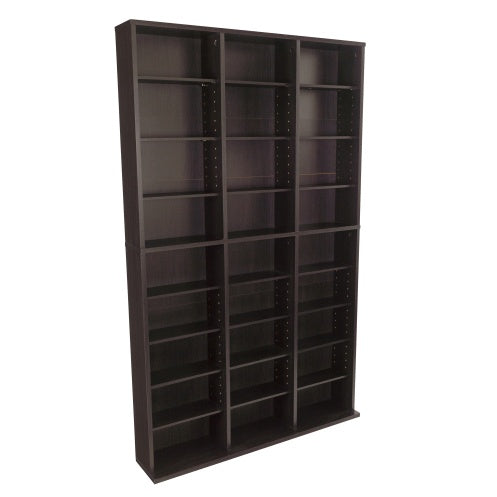 Media Shelving Unit with Adjustable Shelves