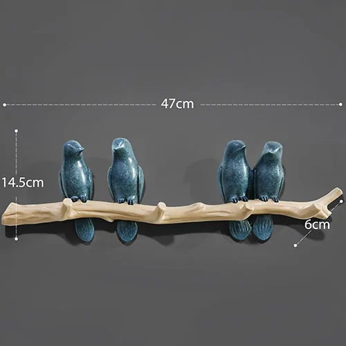 Resin Bird Wall Hanger