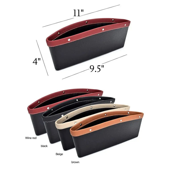 Leather Side Seat Organizer